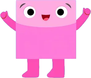 A My Math Academy character